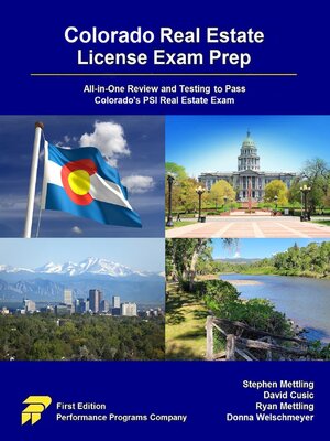 cover image of Colorado Real Estate License Exam Prep